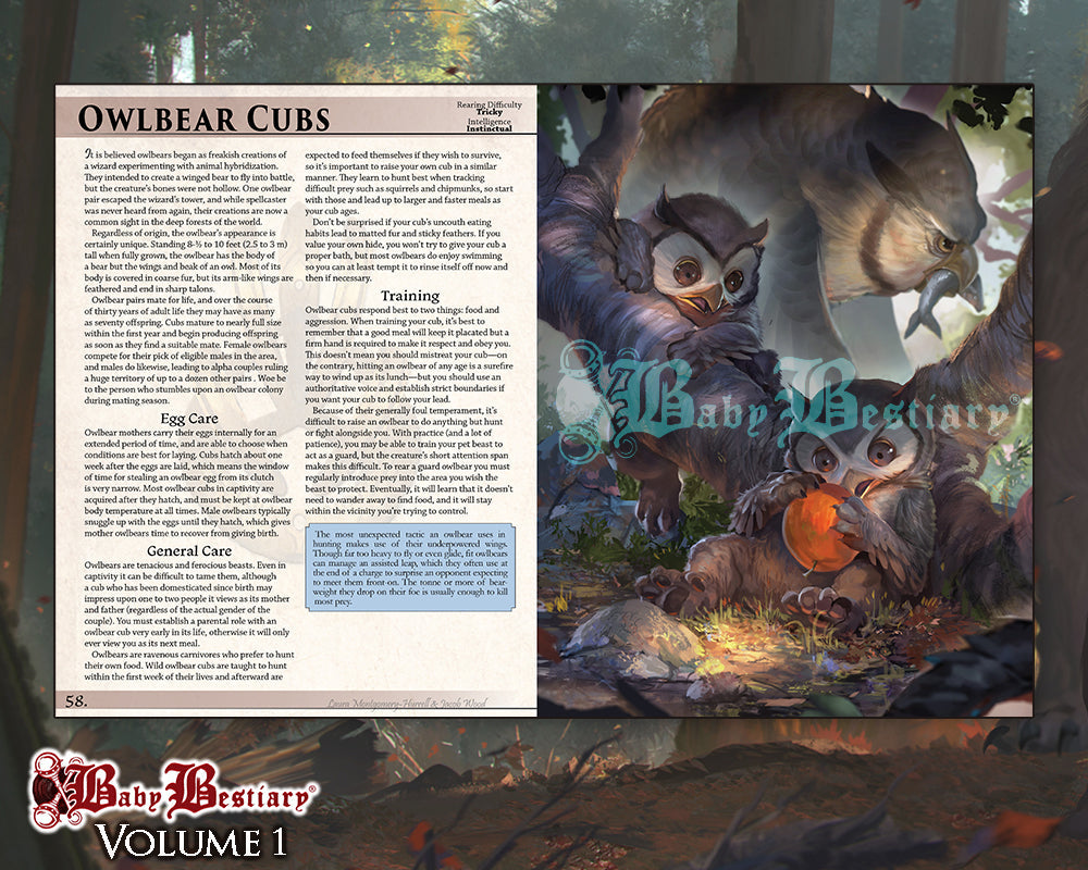 Baby Bestiary Handbook Volume 1 (AUS)