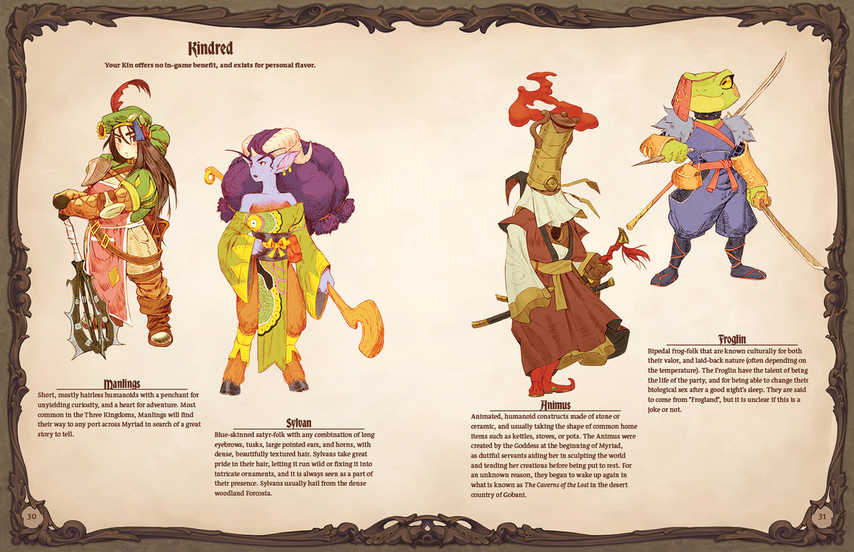 Tales From Myriad: Corebook - (AUS)