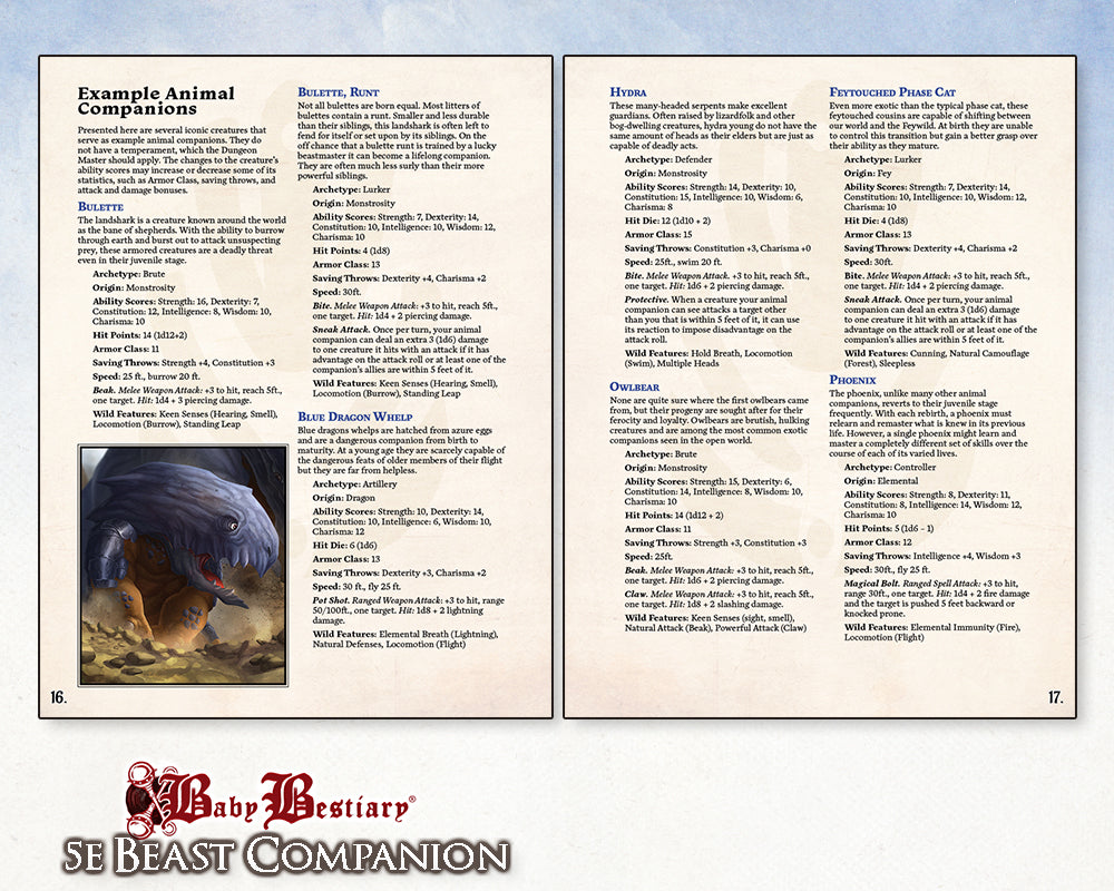 Beast Companion Guide (5e) (AUS)