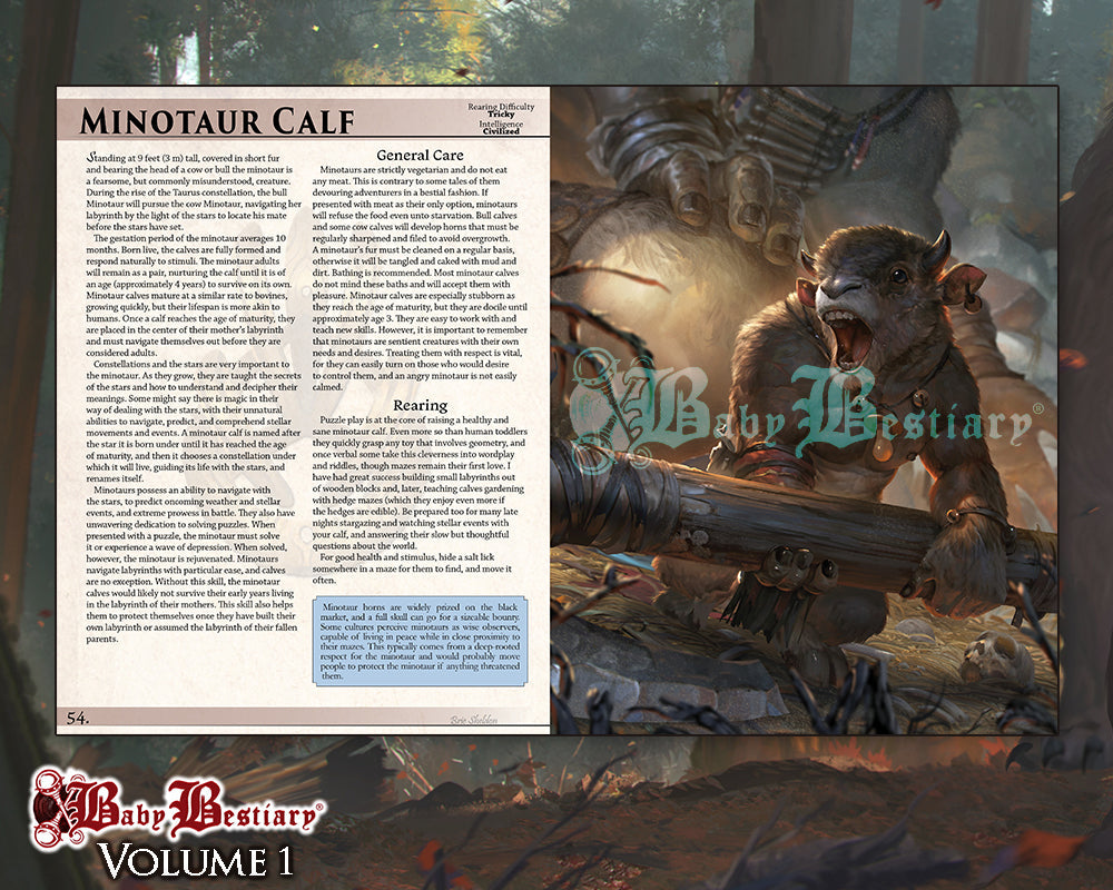 Baby Bestiary Handbook Volume 1 (AUS)