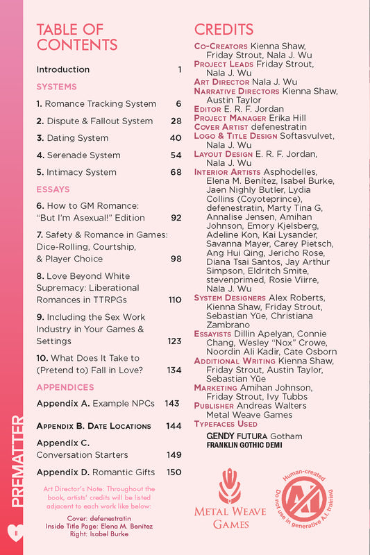 How To GM Romance - Digital Edition