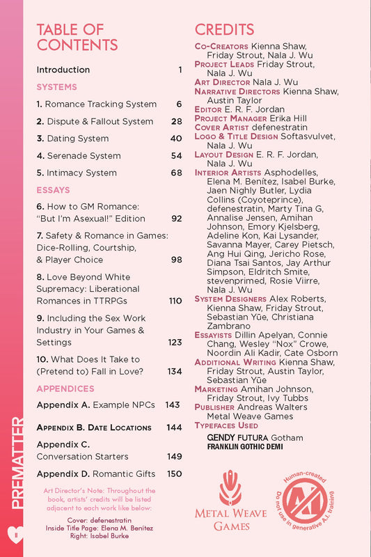 How To GM Romance - Hardcover (AUS)
