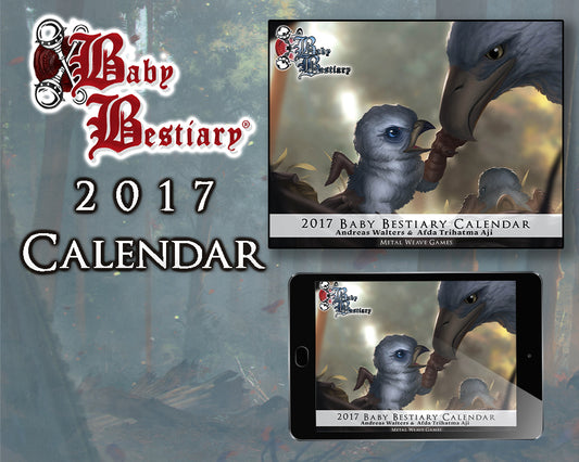 2017: Baby Bestiary Calendar - Digital Edition