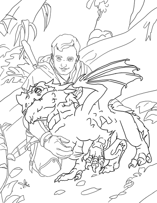 Baby Bestiary Coloring Book Volume 1 - PDF