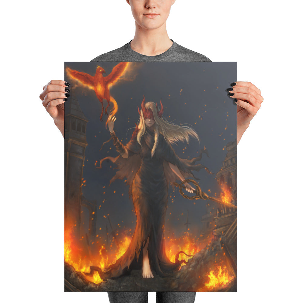 Daughter of Ash - Embers print